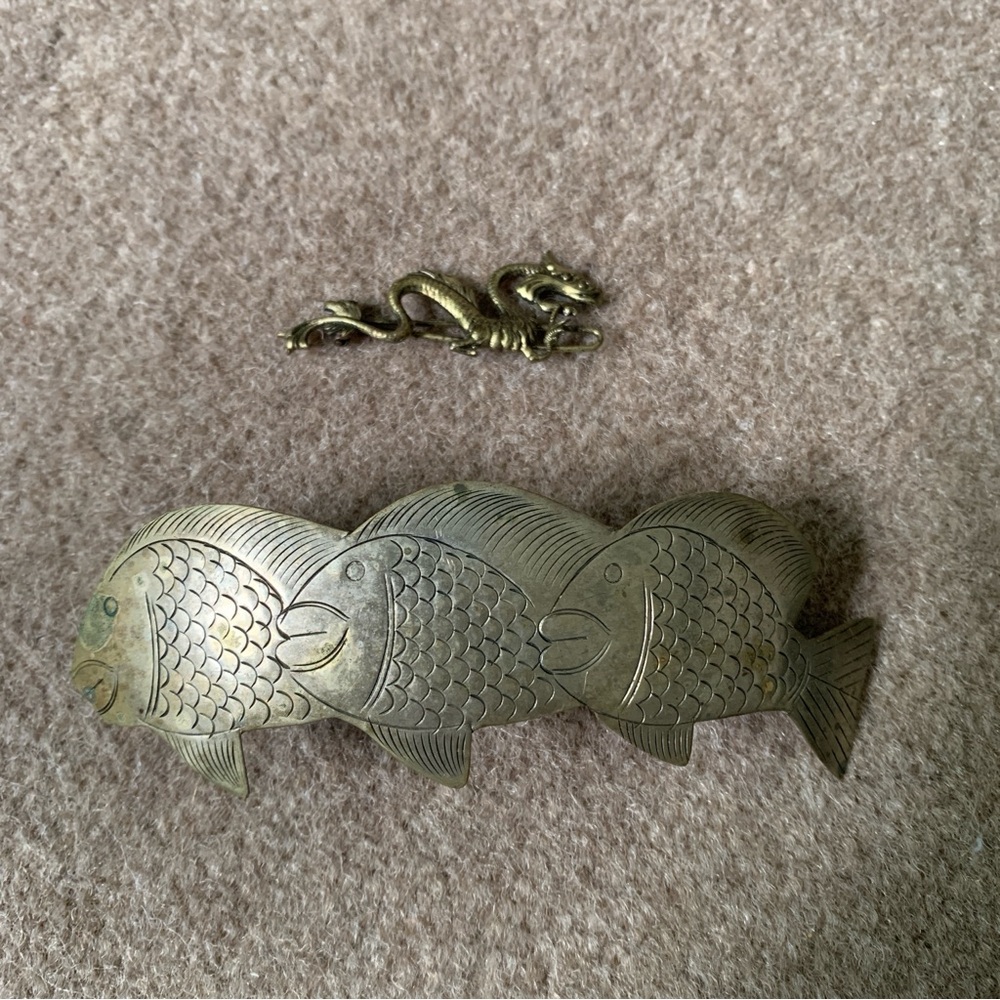 Fish & Dragon Hair Clips